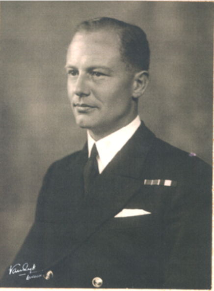 Christopher Havergal as a young Naval Officer